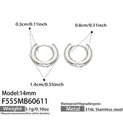 Polished Everyday Huggie Hoop Earrings