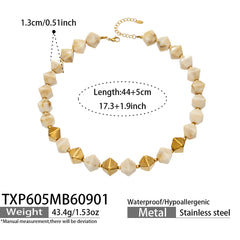Faceted Color Resin Geometric Jewelry