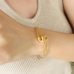 Sculptural Crossover Cuff Bracelet or Ring