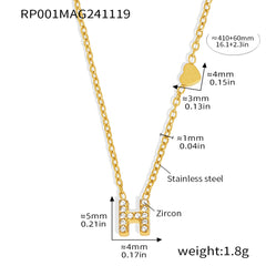Cubic Zirconia Initial Jewelry Collection