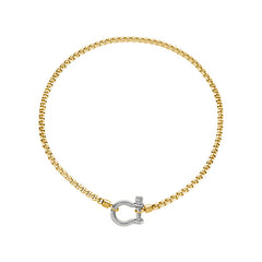 Daphne Horseshoe Choker Necklace