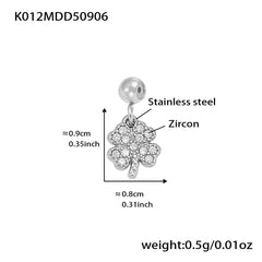 18K Gold-Plated Cubic Zirconia Charms and Chain Designs