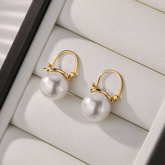 Elegant Pearl Drop Earrings