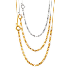 18K Gold-Plated Long Toggle Chain Necklace