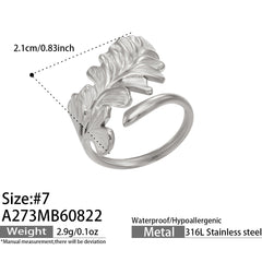 18K Gold-Plated Sculptural Open Ring Collection