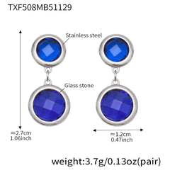 Round Stone Accent Bracelet or Earrings