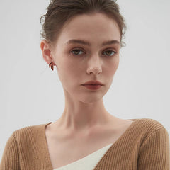 Nadine Vintage-Inspired Maple Leaf Stud Earrings