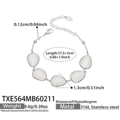 Color Cat-Eye Teardrop Jewelry