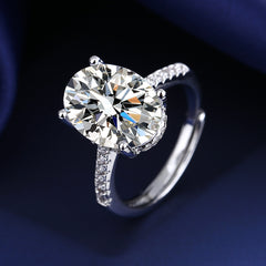 Lumière Charm Ring on a clean background