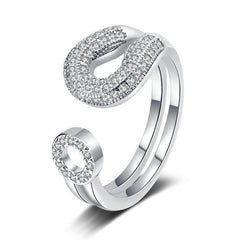 Lumière Charm Ring on a clean background