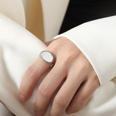Mother of Pearl Open Ring Collection