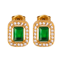 Faceted Accent Necklace or Stud Earrings