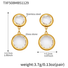 Round Stone Accent Bracelet or Earrings