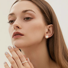 Camille Vintage-Inspired Pearl Stud Earrings No. 643771