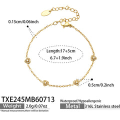 18K Gold-Plated Color Heart Cubic Zirconia Jewelry