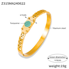 Colored Cubic Zirconia and Enamel Bangle Designs