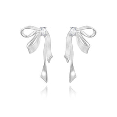 Daphne Dainty Bow Stud Earrings