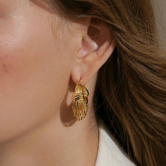 Camille Statement Tassel Drop Earrings