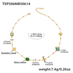 Faceted Glass Necklace, Bracelet or Earrings