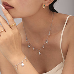 18K Gold-Plated Mixed Charm Necklace or Bracelet