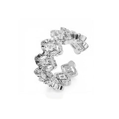 Daphne Dainty Clover Adjustable Ring