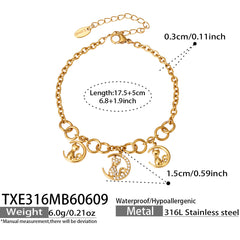 18K Gold-Plated Ocean Charm Jewelry
