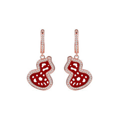 Daphne Pavé Gourd Stud Earrings No. 330747