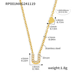 Cubic Zirconia Initial Jewelry Collection