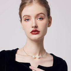 Camille Vintage-Inspired Pearl Choker Necklace