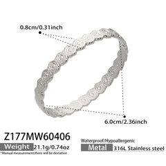 Horseshoe Clasp and Textured Bangle Designs