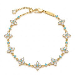 Nadine Pavé Clover Bracelet