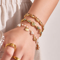 Ocean Charm Cubic Zirconia Bracelets
