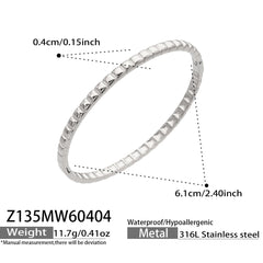 Textured Gold-Tone Bangle Designs