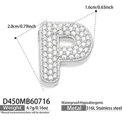 18K Gold-Plated Initial Charms and Chain Designs