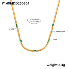 18K Gold-Plated Eye Motif Necklaces & Ring