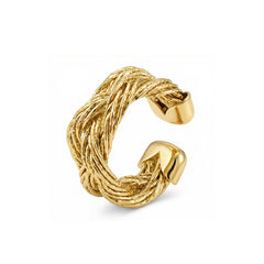 Daphne Vintage-Inspired Twisted Adjustable Ring