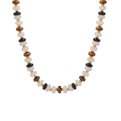 Natural Stone Mixed Bead Necklace