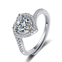 Lumière Charm Ring on a clean background