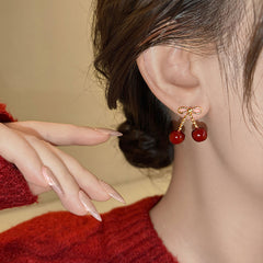 Nicolette Bow Stud Earrings