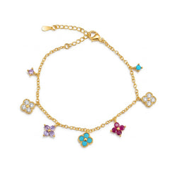 Marielle Turquoise Clover Necklace