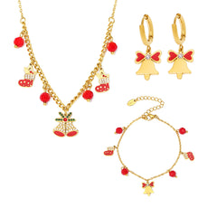 Christmas Bell Charm Jewelry