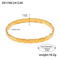 Open Heart and Textured Bangle Designs