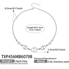 Cubic Zirconia Open Oval Link Jewelry