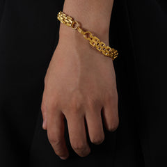 Men’s Textured Link Bracelet