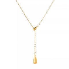Nadine Vintage-Inspired Teardrop Necklace