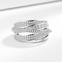 Lumière Charm Ring on a clean background