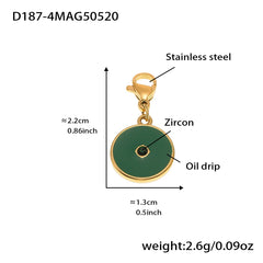 Enamel Charm Bracelet, Anklet or Pendant Pack