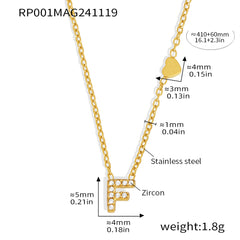 Cubic Zirconia Initial Jewelry Collection