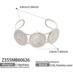 18K Gold-Plated & Silver-Tone Sculptural Cuffs