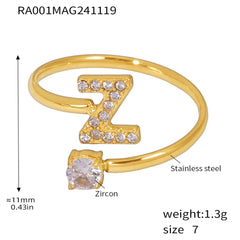 Cubic Zirconia Initial Jewelry Collection